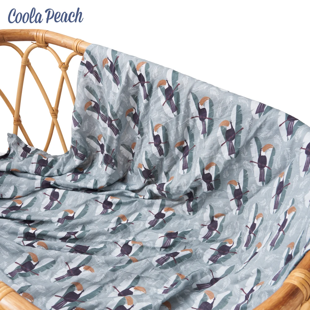 Coola Peach # Boutique Life # всесезонное многофункциональное детское одеяло из муслина высшего качества, детское одеяло
