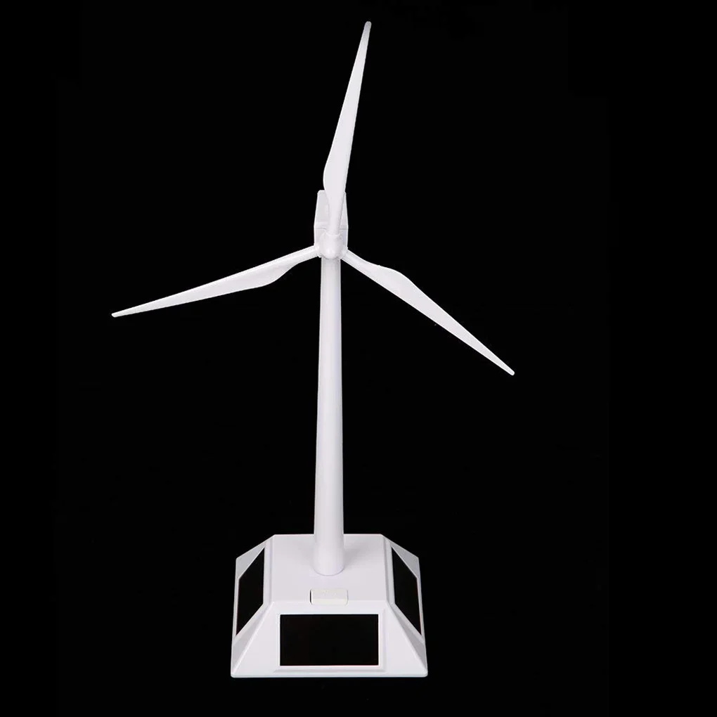 

Настольная ветряная турбина модель ветряные мельницы на солнечных батареях ABS пластик белый Декор для дома и офиса