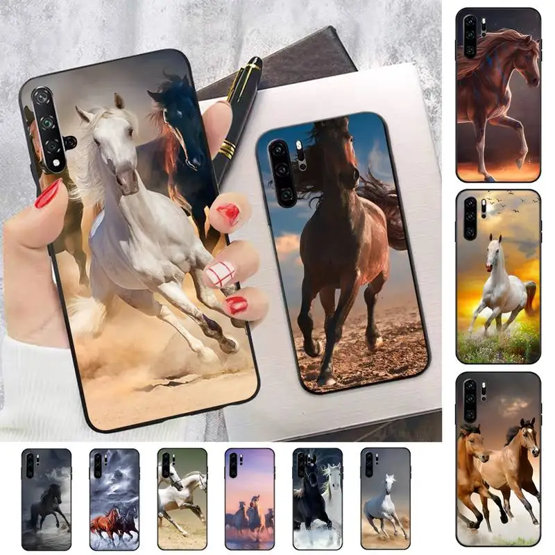 

Running Horse Animal Phone Case for Huawei Honor 10 i 8X C 5A 20 9 10 30 lite pro Voew 10 20 V30