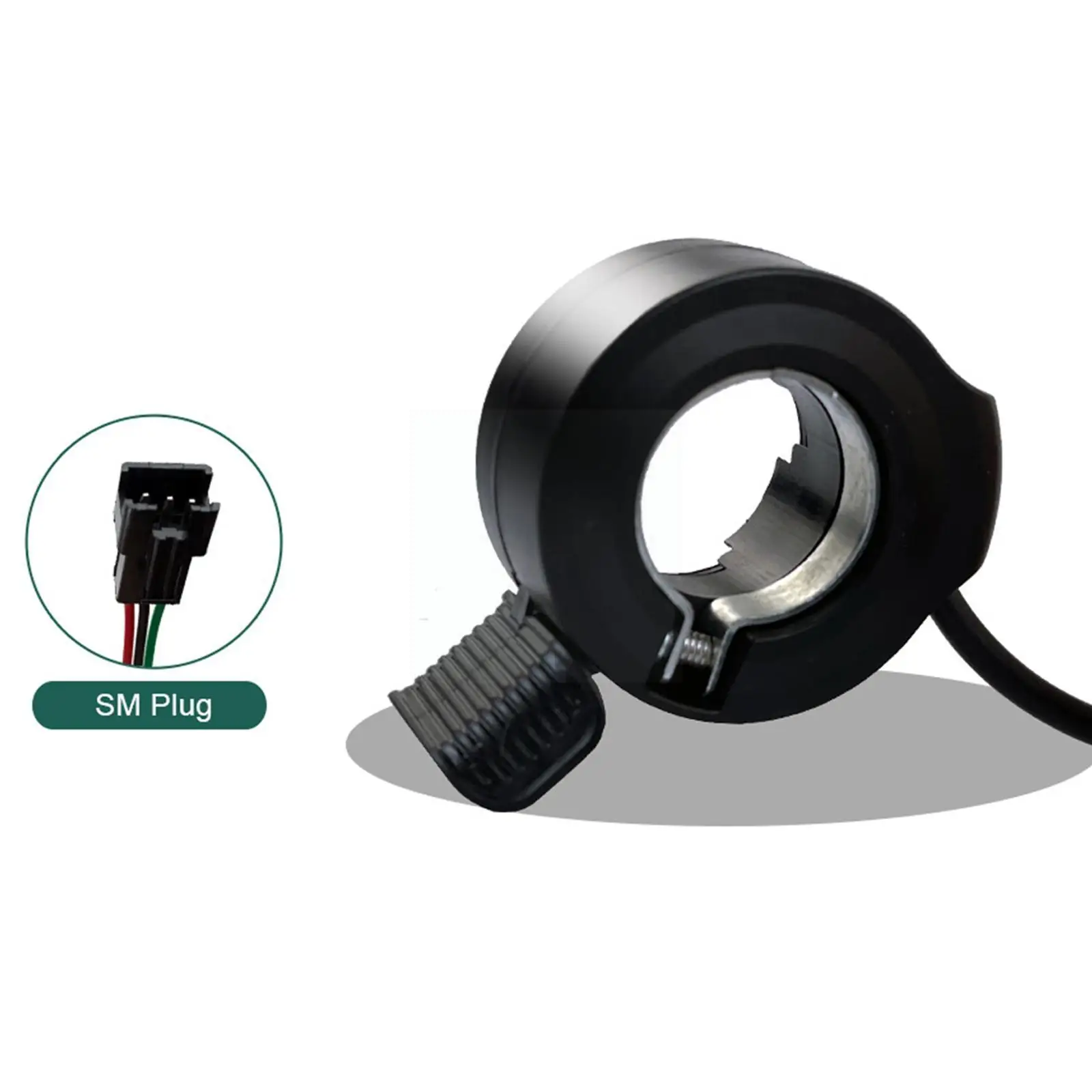 

EBike Throttle 130X Thumb Throttle EBike Accelerator Electric Ebike Throttle SM Left/Right 12V-72V Hand Plug Bicycle