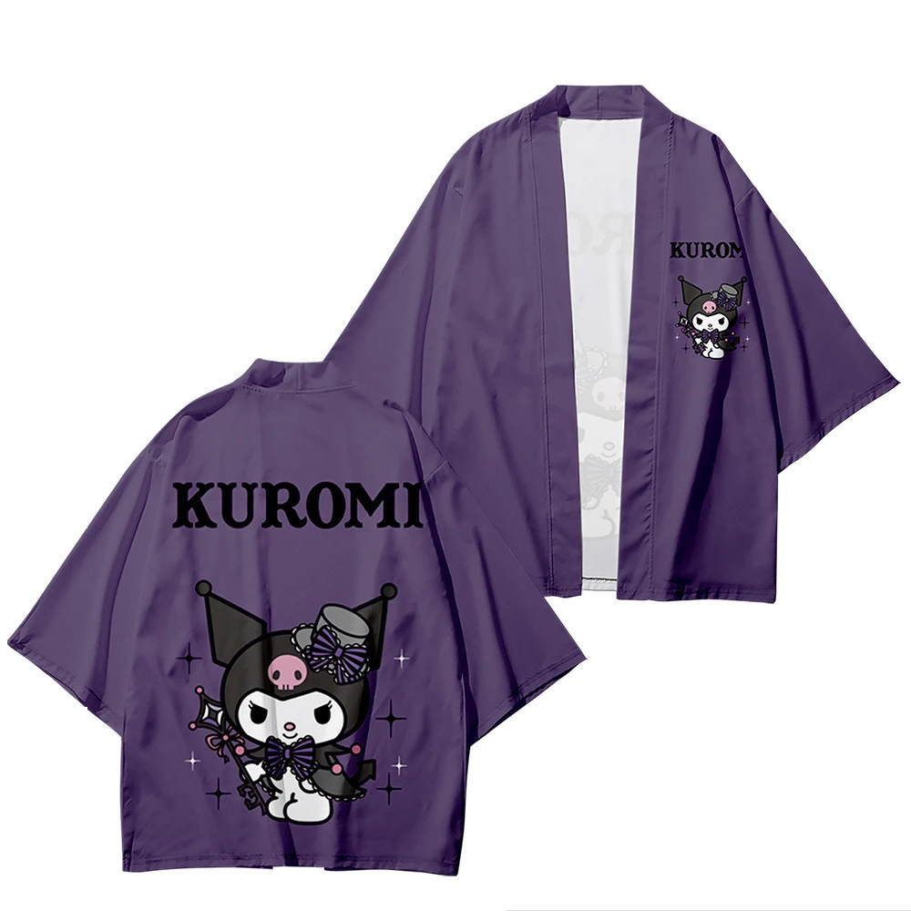 Аниме My Melody Wafuku Please Кимоно Косплей Хаори Куроми Каваи Печать Юката Унисекс