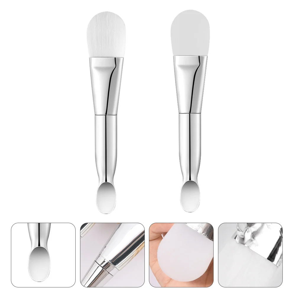 

Brush Face Facial Brushes Makeup Applicator Foundation Maskliquid Lipstick Silicone Beauty Mud Concealer Scraper Eye Fibre Tool