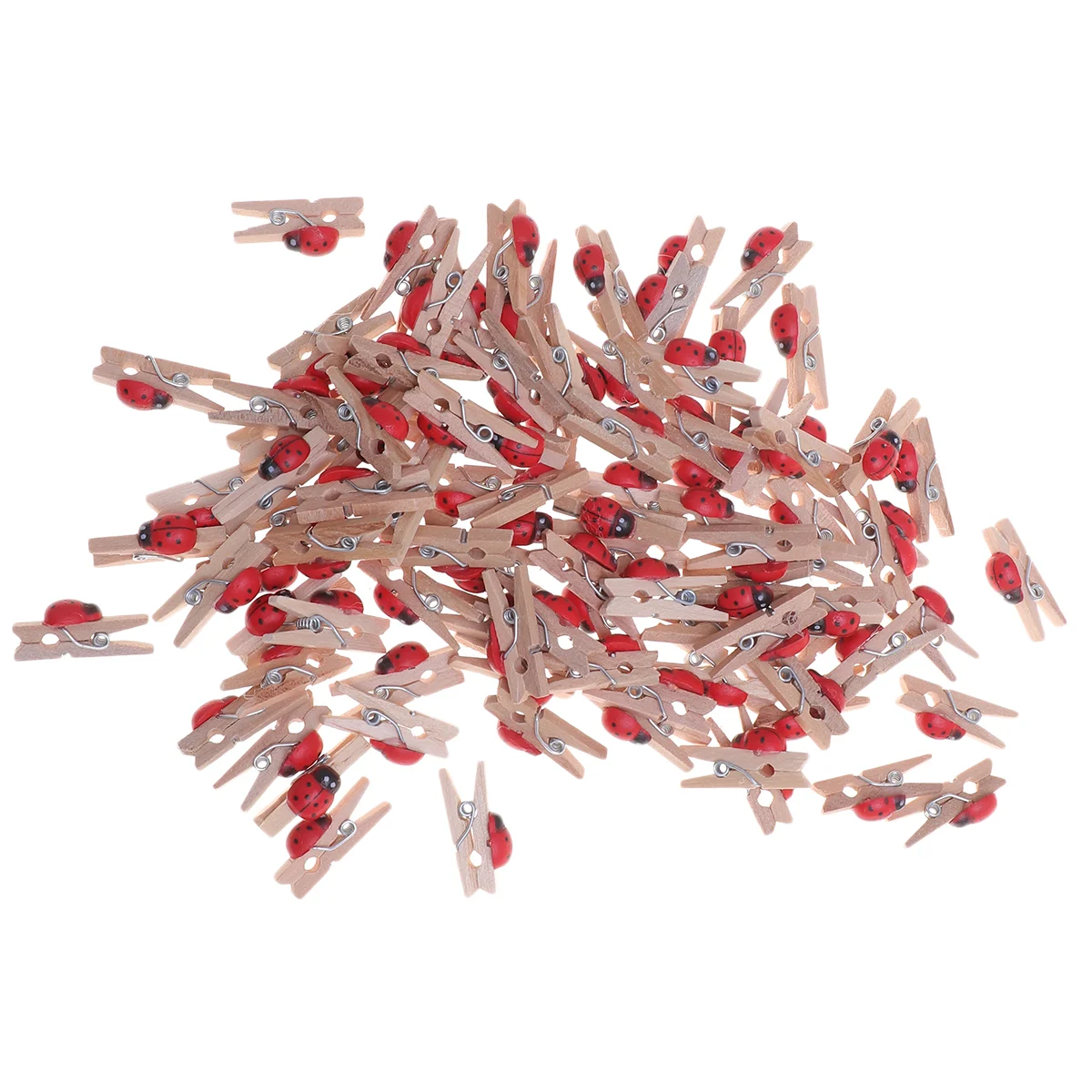 

100 Pcs Woodsy Decor Photo Pegs Photo Clips Button Lovely Photo Clip Bamboo Photo Clips Mini Wooden Clothespins