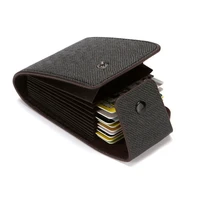 multi position male and female neutral organ card bag large capacity pu leather wallet card set mini cardholder id credit card