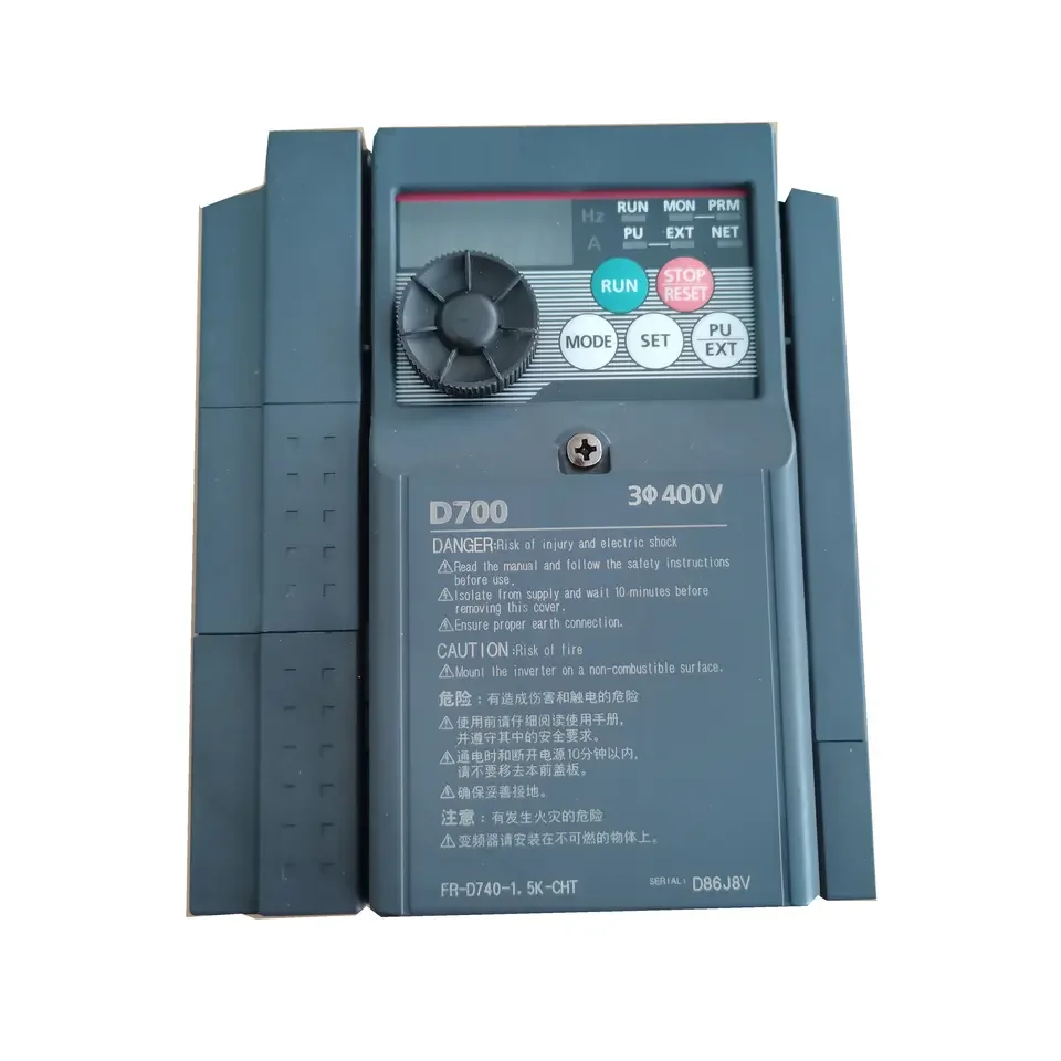 

100% New And Original 1.5KW 2.2KW 3.7KW Inverter VFD FR-D740-1.5K-CHT FR-D740-2.2K-CHT FR-D740-3.7K-CHT