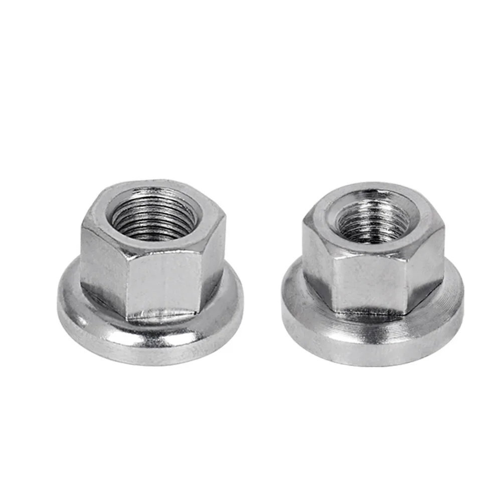 Bicycle 9/10MM Flower Drum Nut Front/rear Axle Nut M9/M10 Front/rear Wheel Screw Anti-skid Patterns Bike Accessories