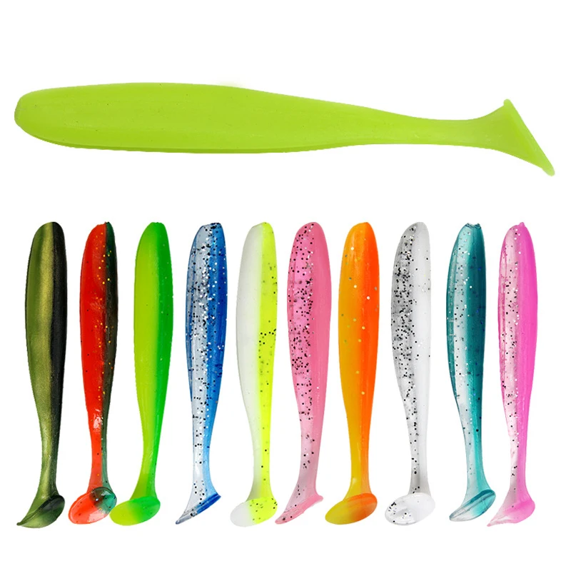 

10pcs/Lot Fishing Lures Wobblers Carp Fishing Soft Lures Silicone Artificial Baits Fishing Goods Lures for Fishing