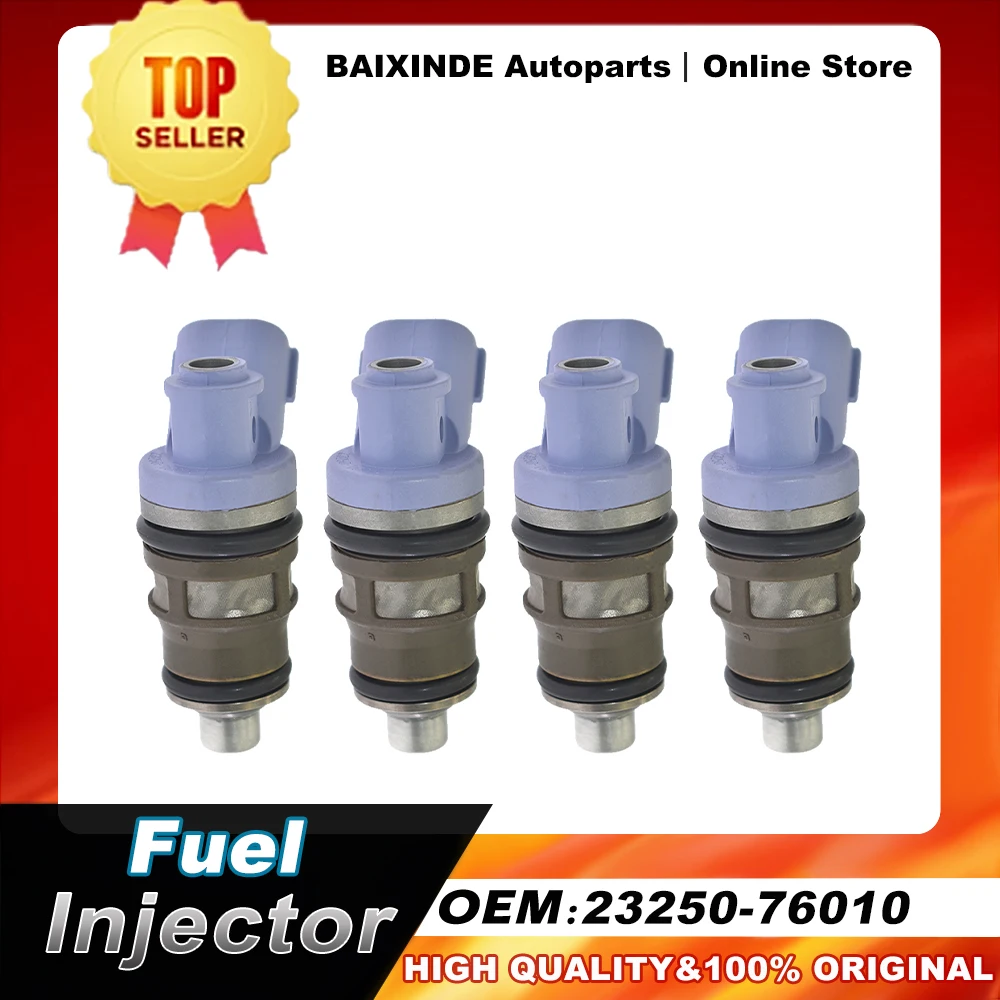 

4PCS OEM 23209-79045 23250-76010 Fuel Injector Nozzle For TOYOTA Previa 1991-1997 2.4L L4 Estima New Original Auto Accessories