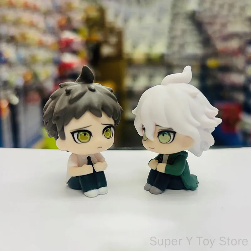 Фото Оригинальная фигурка Gashapon Bandai Danganronpa 2: Комаэда Нагито, Хината Хаджиме — коллекционная модель аниме-персонажей, украшение для рабочего стола №3