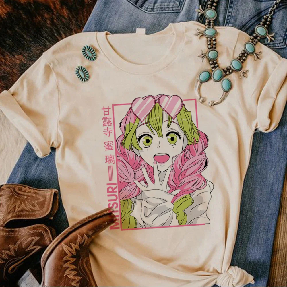 

Demon Slayer t shirt women designer streetwear Y2K t-shirts female anime clothes