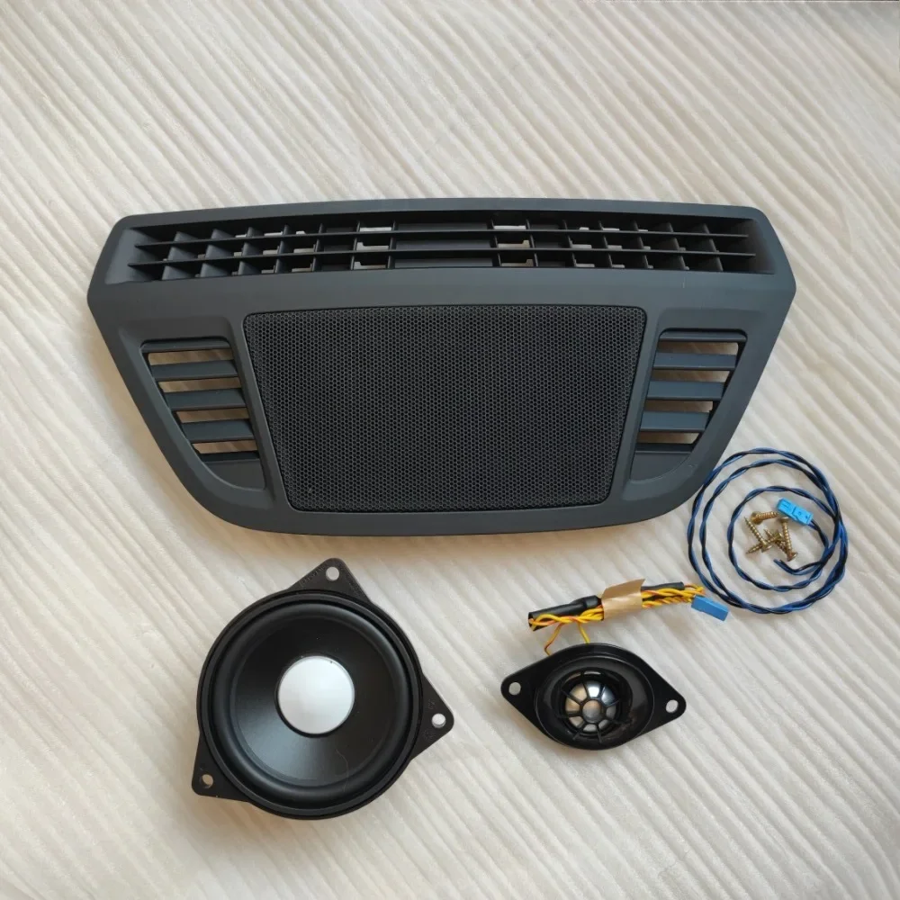 Крышка динамика на приборной панели автомобиля для BMW F48 X1, твитер, аудиодинамик, центральный средний диапазон, 4-дюймовый звуковой сигнал, замена