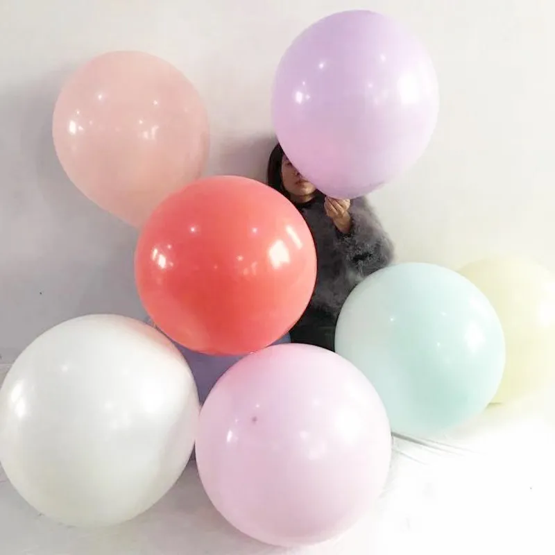 

2pcs 18 Inch Macaron Balloons Festival Party Decoration Candy Color Balloons Large Wedding Valentine's Day Scene Arrangement