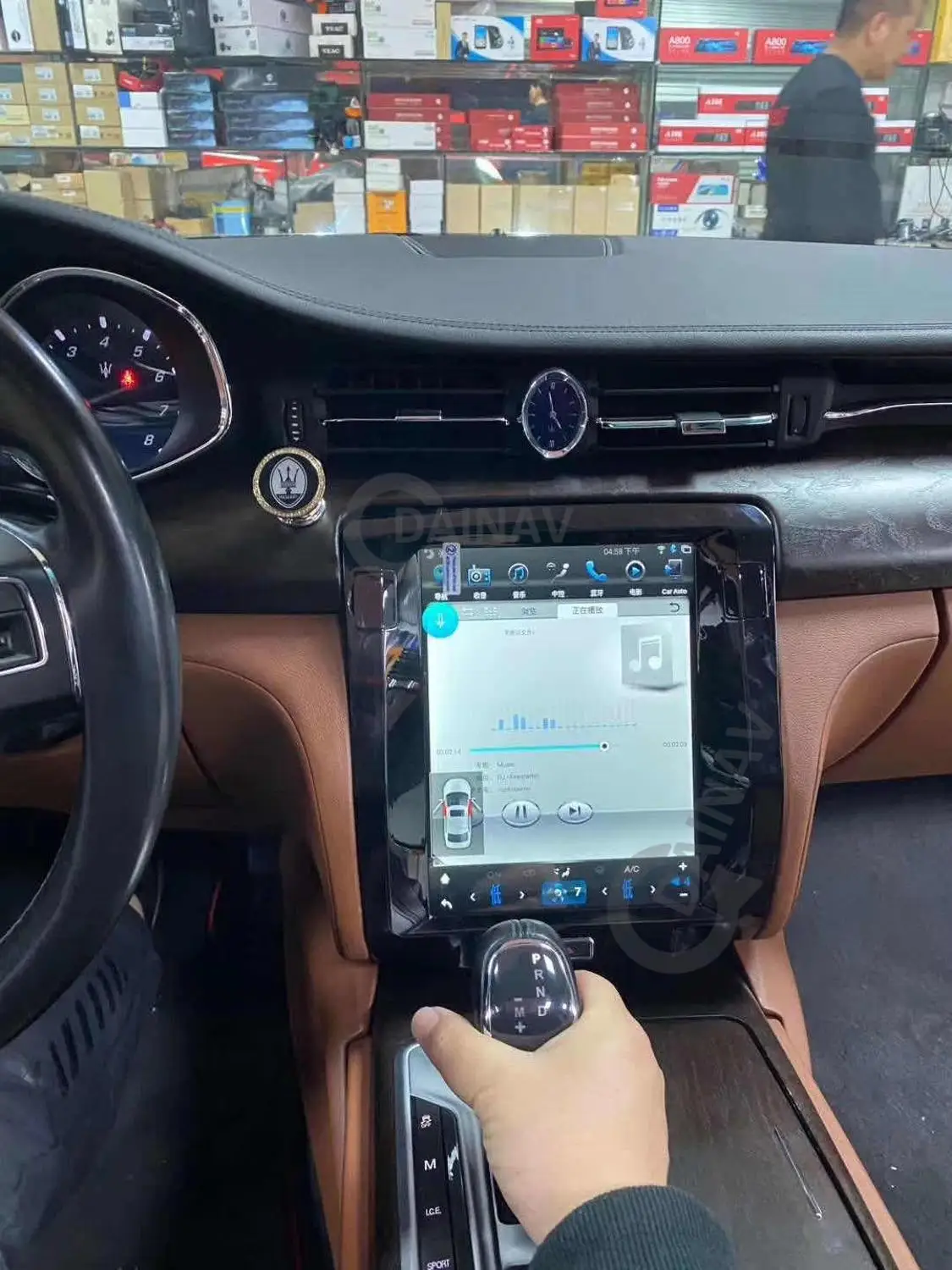 Автомагнитола Android мультимедийный плеер для Maserati Quattroporte 2013-2020 автомобильный