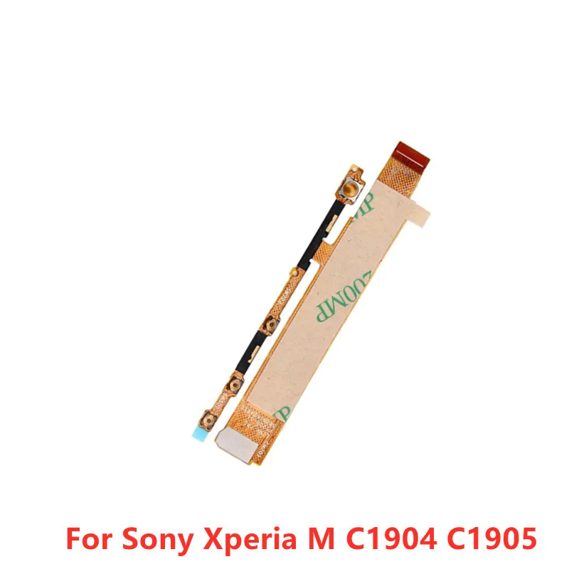 

Mute Power On / Off Volume Up Down Switch Button Flex cable for Sony Xperia M C1904 C1905 C2004 C2005