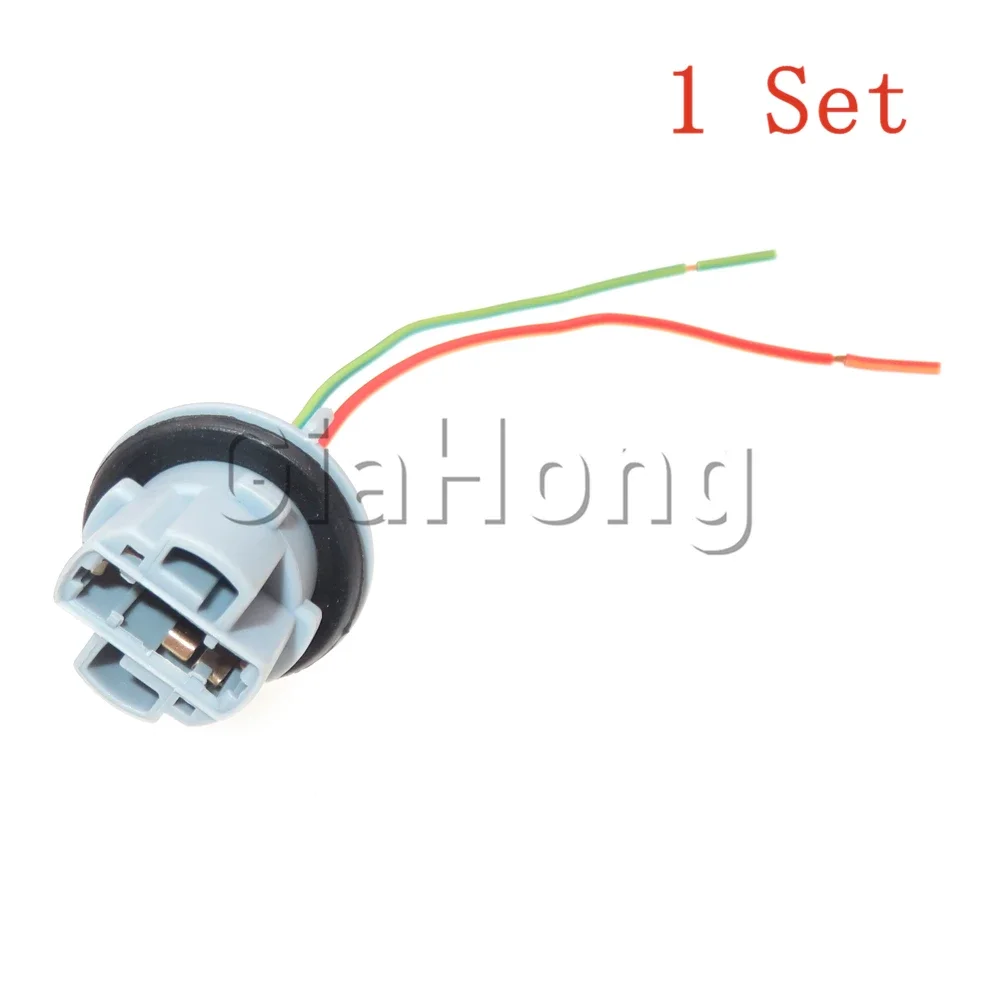 

1 комплект, 2-ходовая сборка переменного тока, автозапчасти T20 W21W 7440, автомобильный провод, кабельная розетка, автоматический разъем