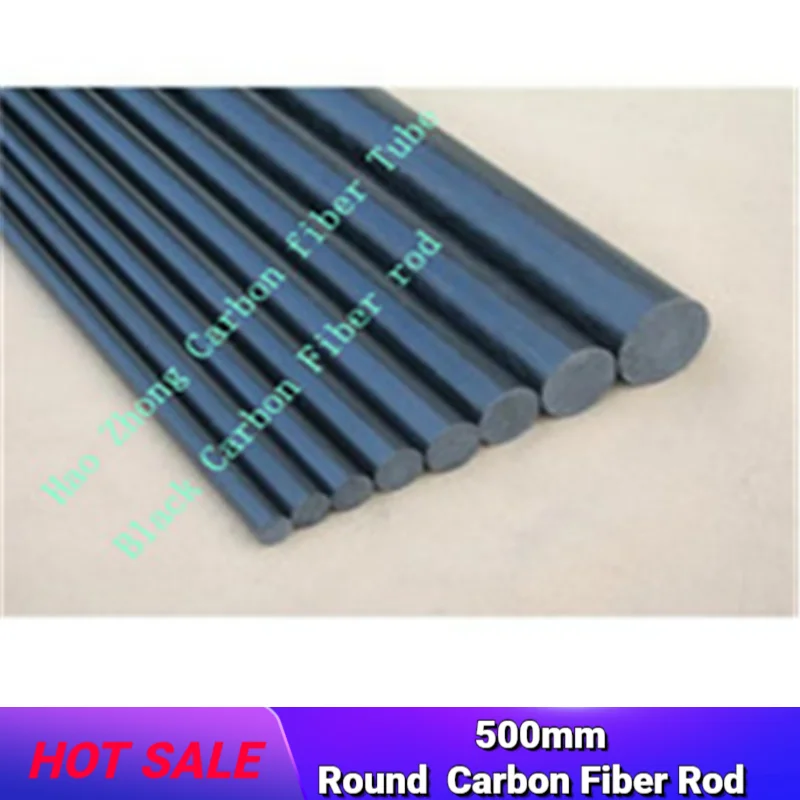4 шт 4 мм X L500mm стержни из углеродного волокна для RC Самолет, костюм для радиоуправляемой модели 4*500 мм 8,3