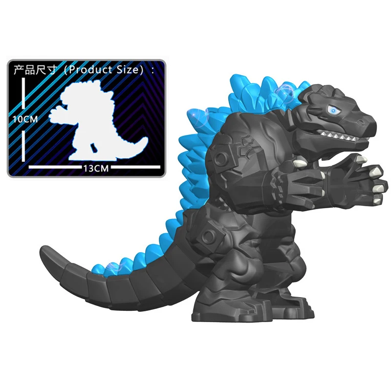 Большие фигурки из фильма Красный лотос Годзилла кирпичи игрушки строительные