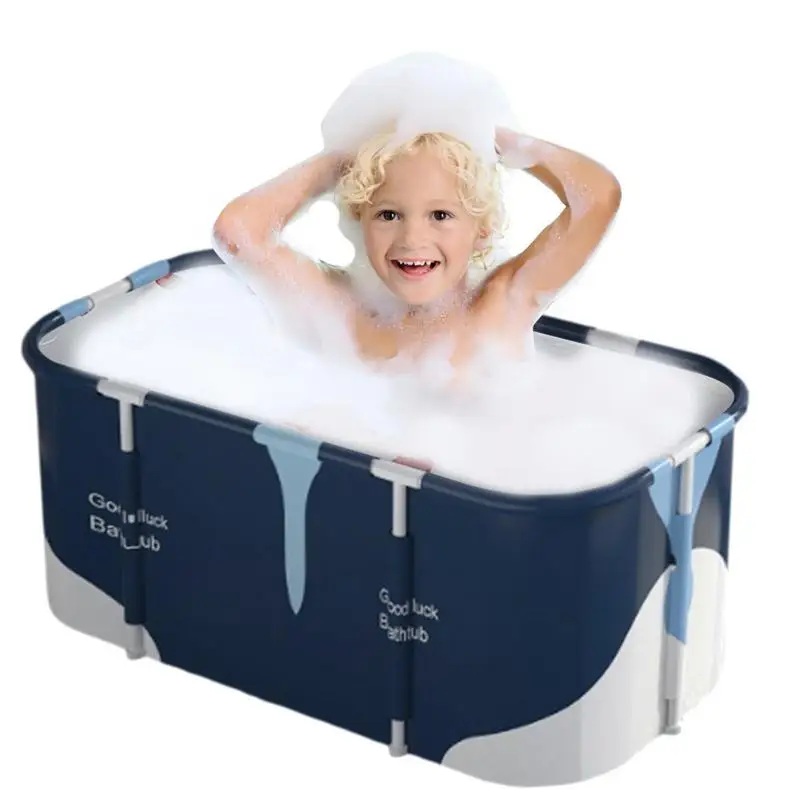 

Portable Tub For Adults Large Capacity Foldable Bathtub Efficiently Maintaining Hot & Cold Temperature Folding Separate Family