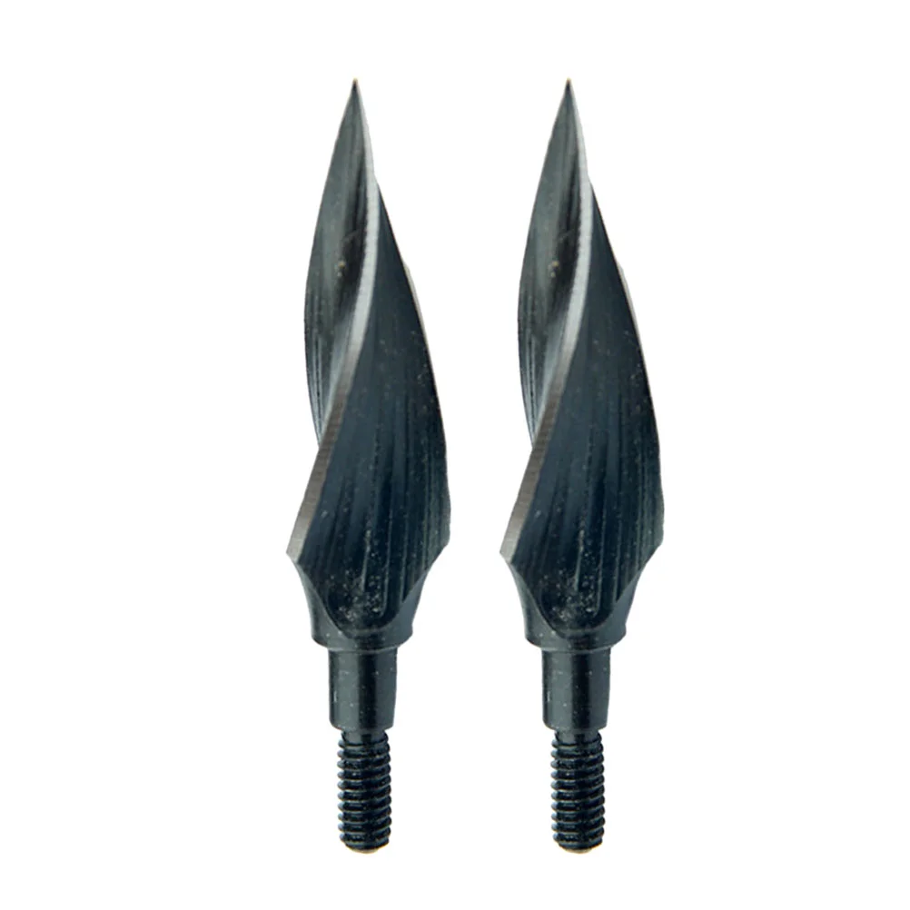 2pcs Head Tips for Archery Compound Bow Tips Points Archery Rotary Broadheads Metal Tips