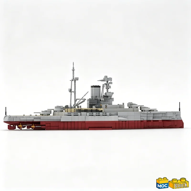 Фото НОВИНКА: Конструктор-модель британского линкора HMS Royal Oak, 2958 деталей. Развивающая сборная игрушка для самостоятельной сборки. Военный корабль для коллекции и демонстрации. Отличный подарок. №4