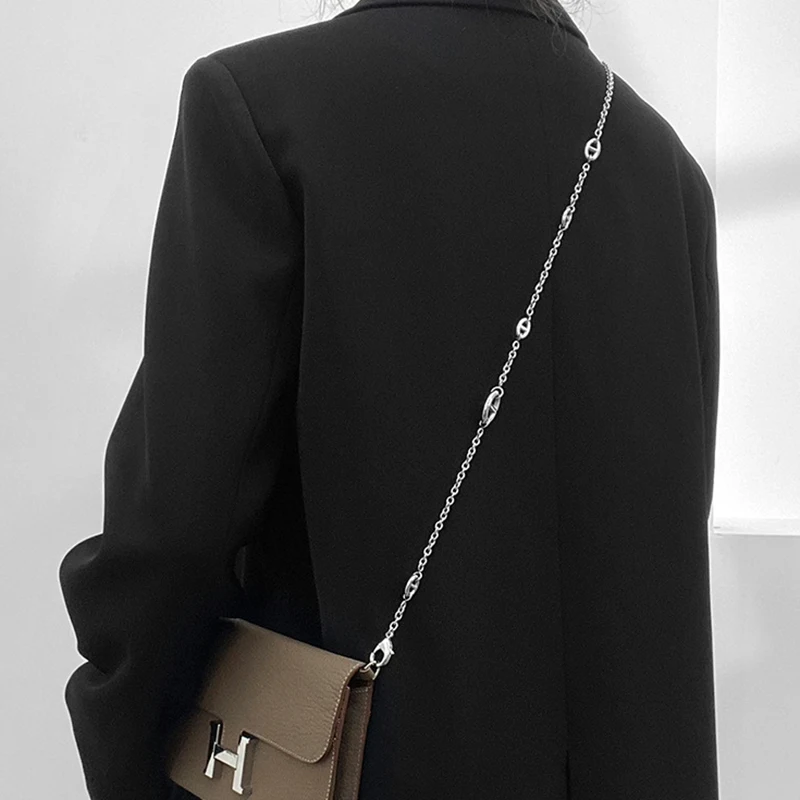 Металлическая цепочка для сумки 110 см