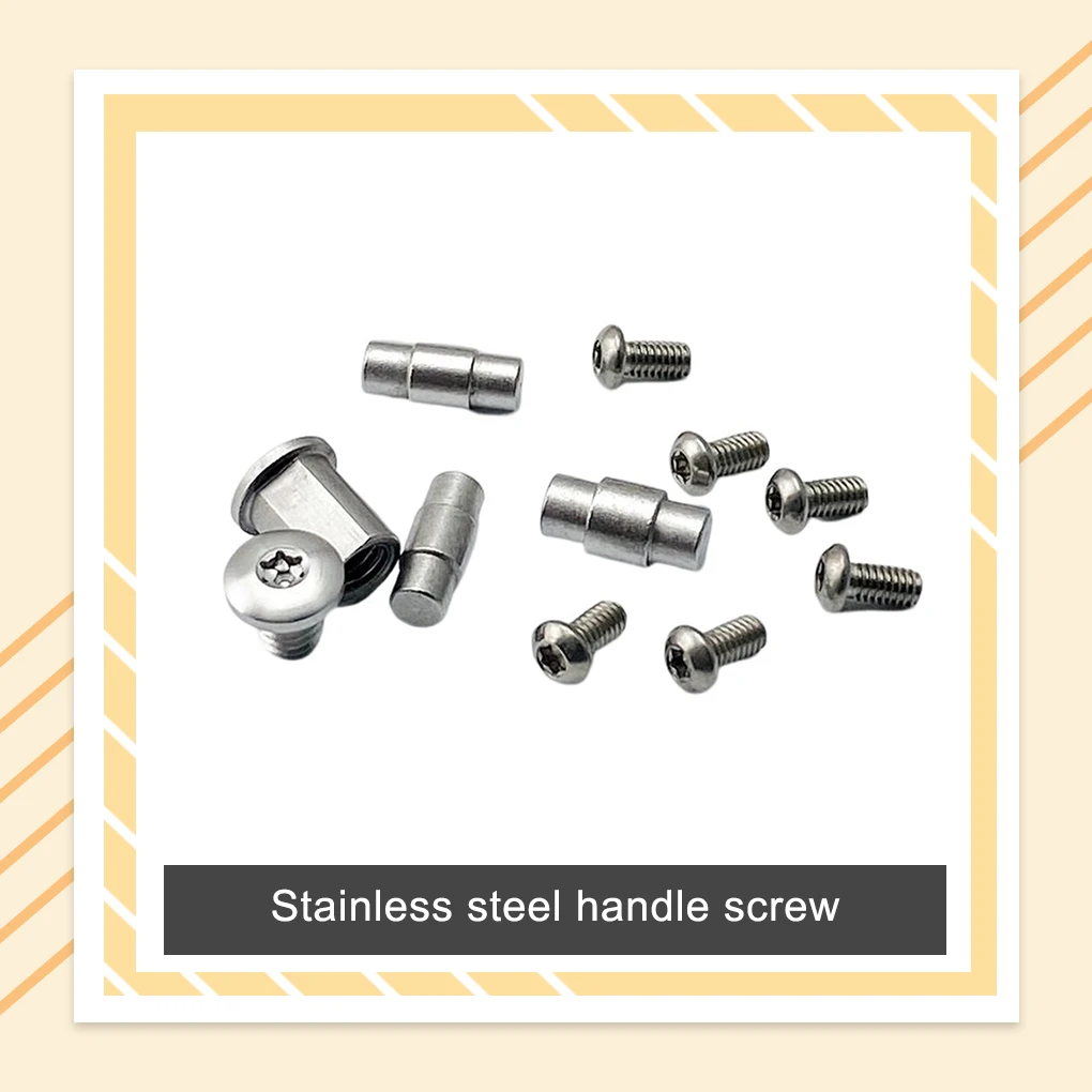 

Shank Screws Handle Screw Folding Knife Multifunctional Nails DIY Repair Accessories Rivets Repairing Shop White