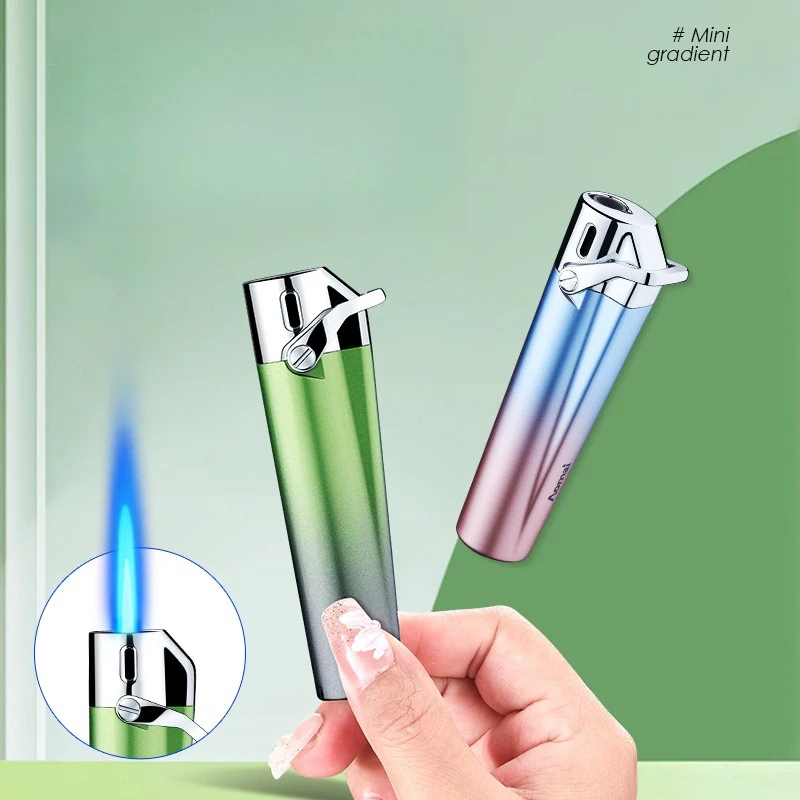 Новый стильный градиентный поворотный рычаг Aomai синий пламя прозрачное газовое