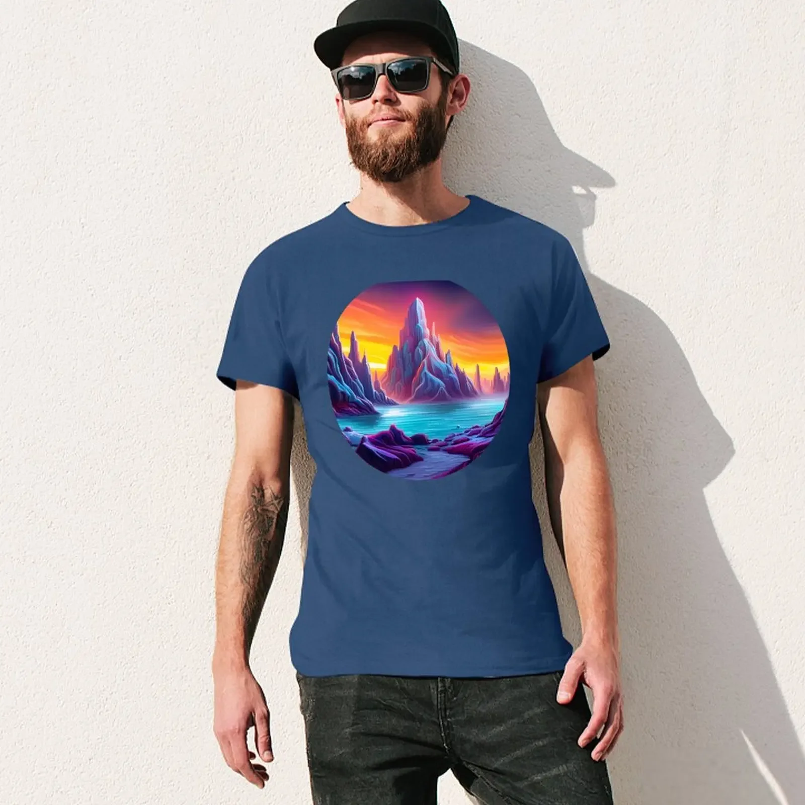 Футболка с изображением инопланетянина альпинизма милые топы винтажные черные