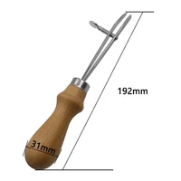 leather edge slotter crimper pitch wheel crimpingtool vegetable tanned leather sideliner for press neat sewing thread