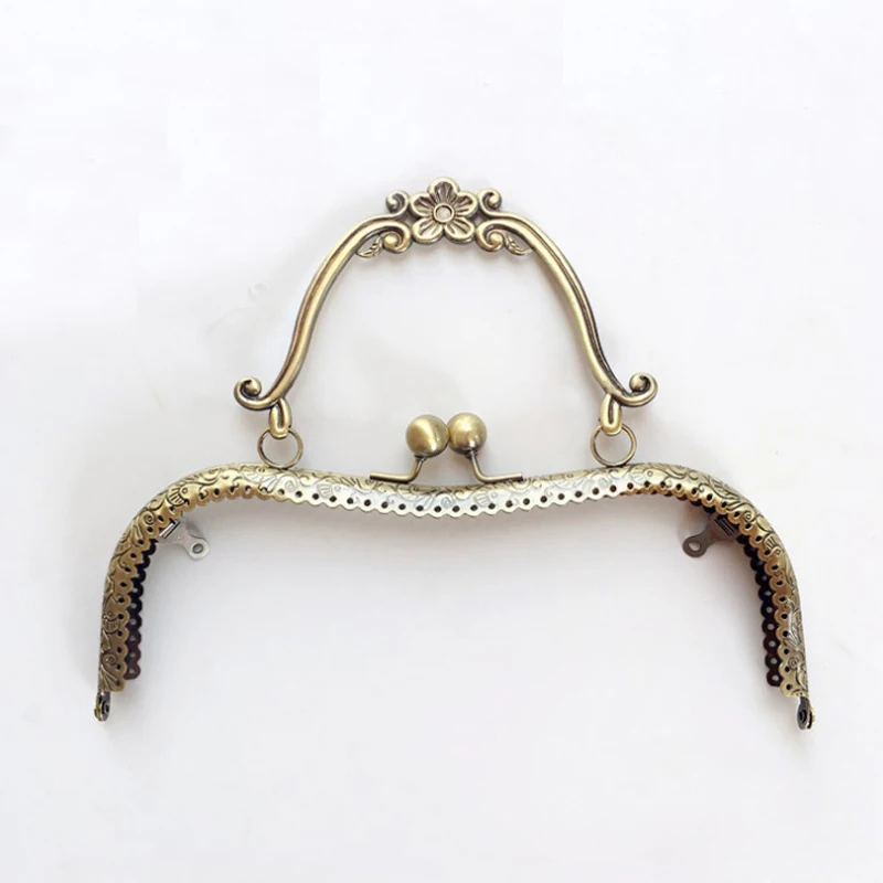 10pcs 20cm 3 colors retro purse handbag Metal Frame,Kiss Metal Frame Clasp Frame