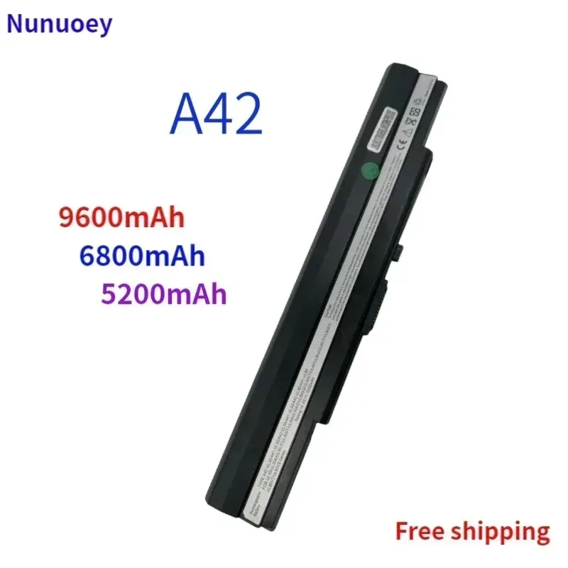 Фото Аккумулятор 6800 мАч для Asus U53F U53J U53JC U52F U43F U43J U43JC U33JC U33J UL80Vt UL50Vt UL30 UL50 UL80 A42-UL30 A42-UL50 №2