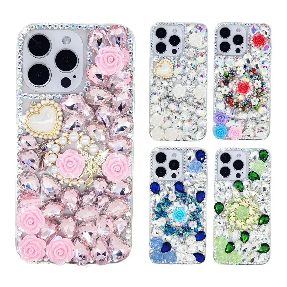 Чехол со стразами для Samsung Galaxy A20 A30 A50 A70 A20S A21S A30S A50S A70S с бриллиантами телефона Sunjolly