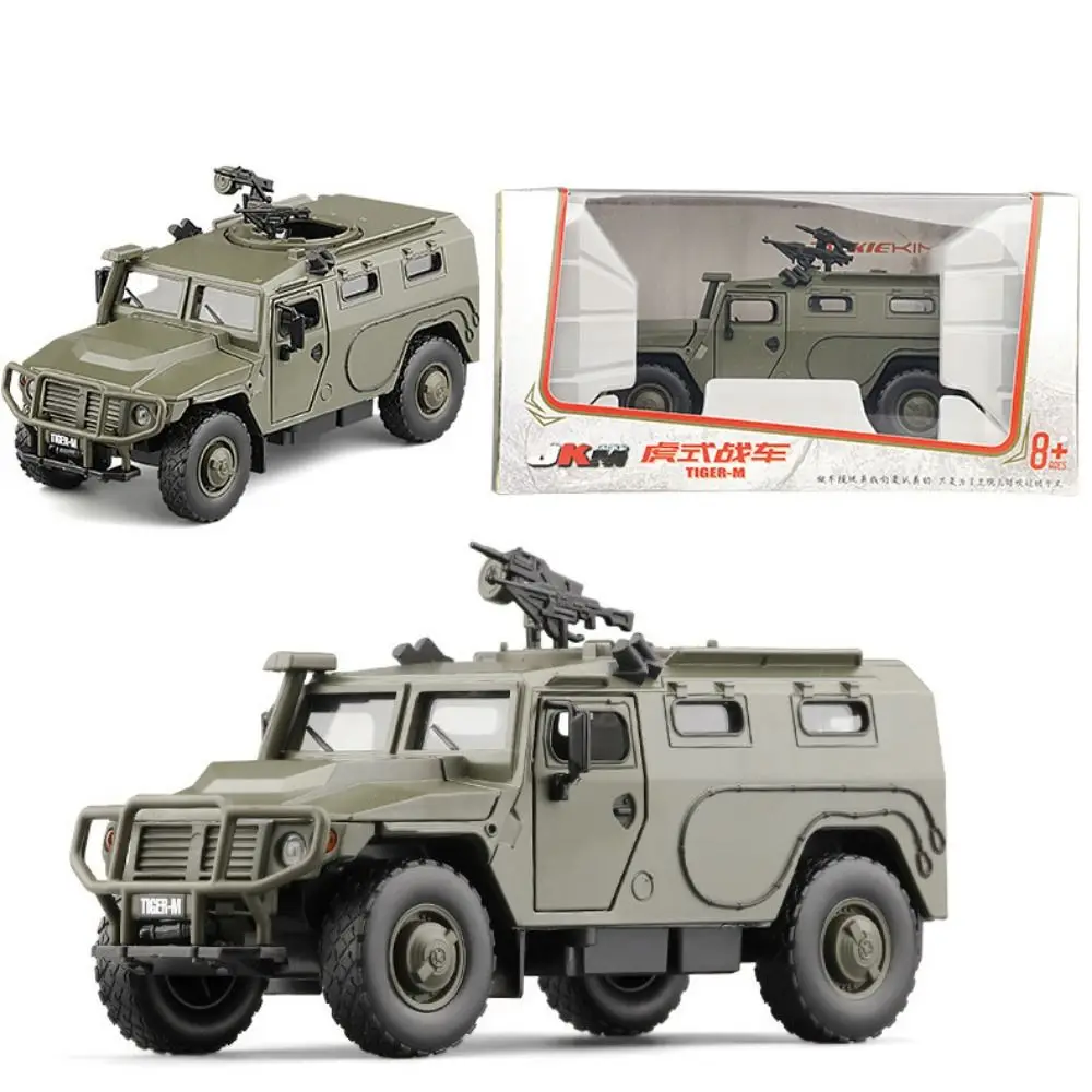 

Kids Toys 1:32 Scale Tank Toy Russian Alloy Metal Cars Military Model Armored Vehicle Police Car