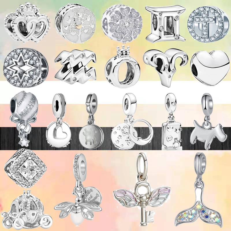 Новые Полые бусины в виде созвездий кареты ключа светлячка короны подходят к