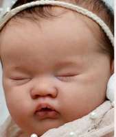 20inch reborn doll kit ashia cute sleeping baby lifelike soft touch