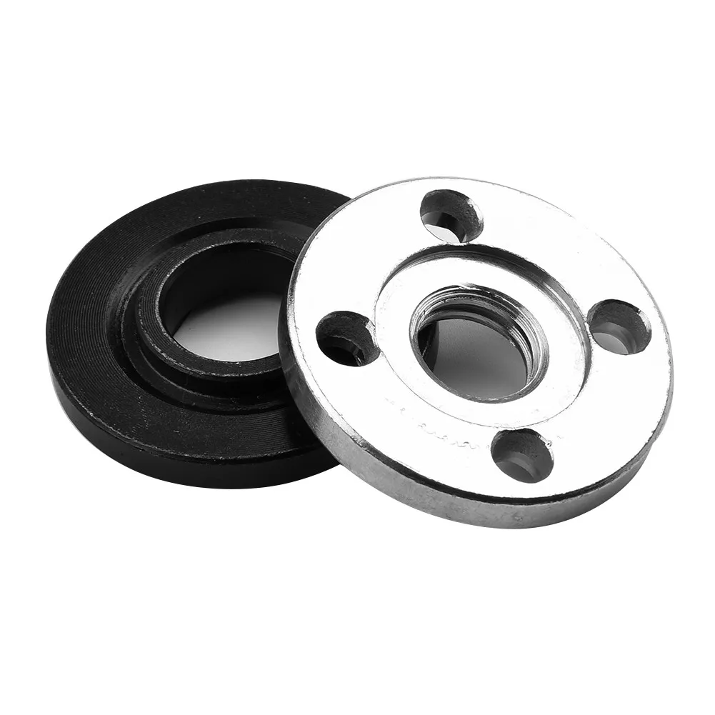 

2pcs M14 Thread Replacement Angle Grinder Inner Outer Flange Nut Set Tools Metal Replacement Accessories For 14mm Spindle Thread