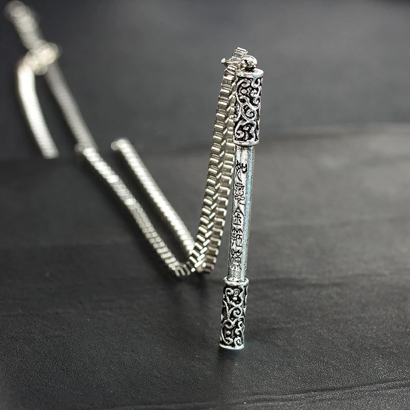 Черный Миф: Wukong золотое ожерелье с подвеской в виде кулона стиле ретро Dinghai Shen