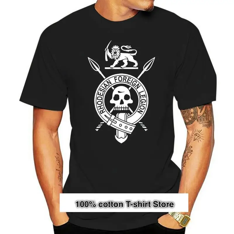 

Camiseta de la Legión exterior de rodesian para hombres, camisa de 2 caras, Rli, Rodesia, Unisex, Ideas de cuello redondo, 0710