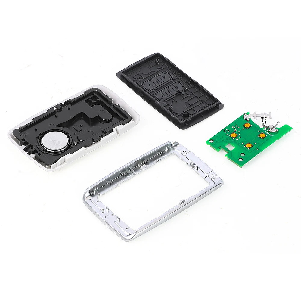 Умный дистанционный автомобильный ключ KEYECU с 4 кнопками чип NCF29AxM 433 МГц для Renault