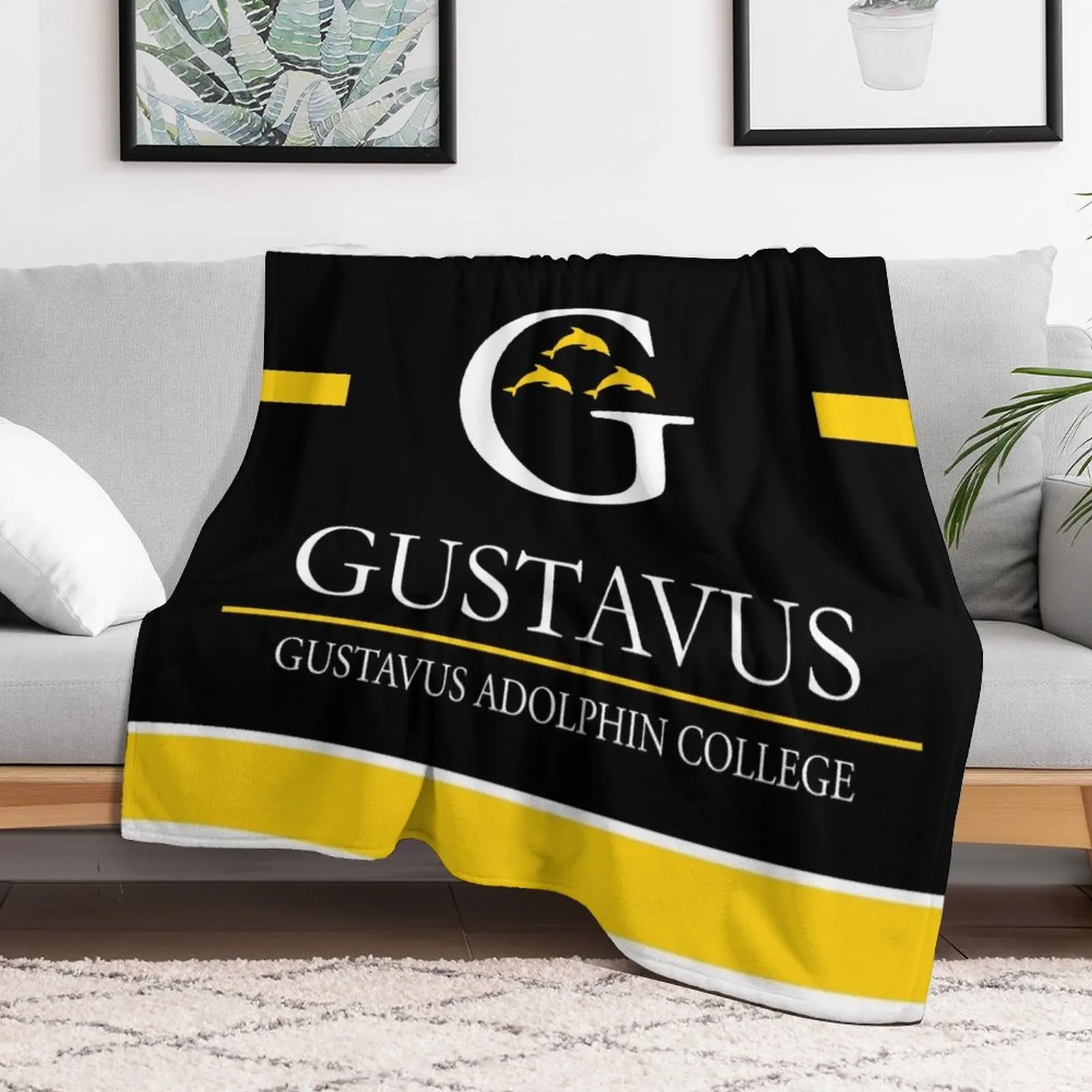 Студенческое Одеяло Gustavus адольфин мягкие диваны одеяла