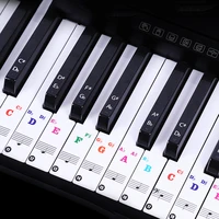 transparent removable digital piano and keyboard stickers for 3749886154 removable label electronic key sticker set