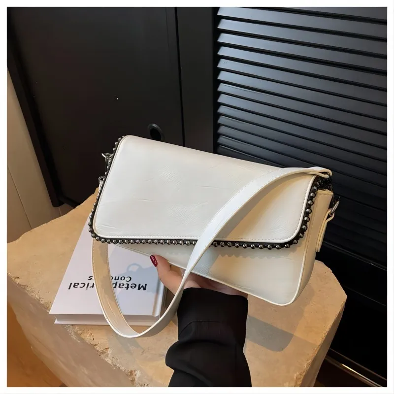 CGCBAG 2023 New Fashion Square Women Shoulder Bag High Quality PU Leather Designer Luxury Handbags Casual Female Tote Bag