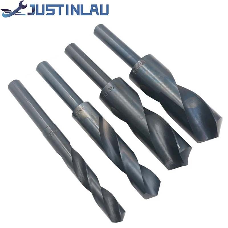 JUSTINLAU HSS 4241 High Speed Steel Twist Drill Bit Black 1/