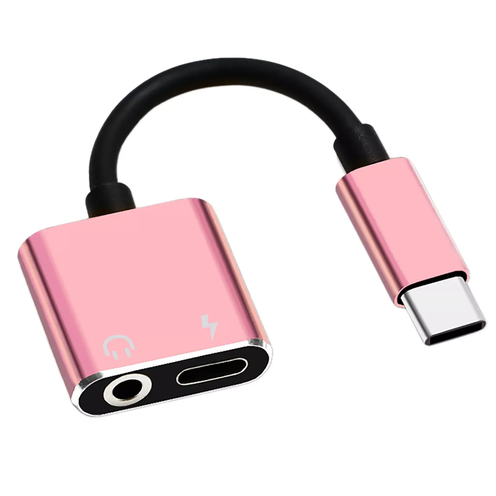 

2 In 1 USB Type C Converter To 3.5mm Aux OTG USB C Charging Cable Extension Earphone Adapters For Xiaomi Huawei