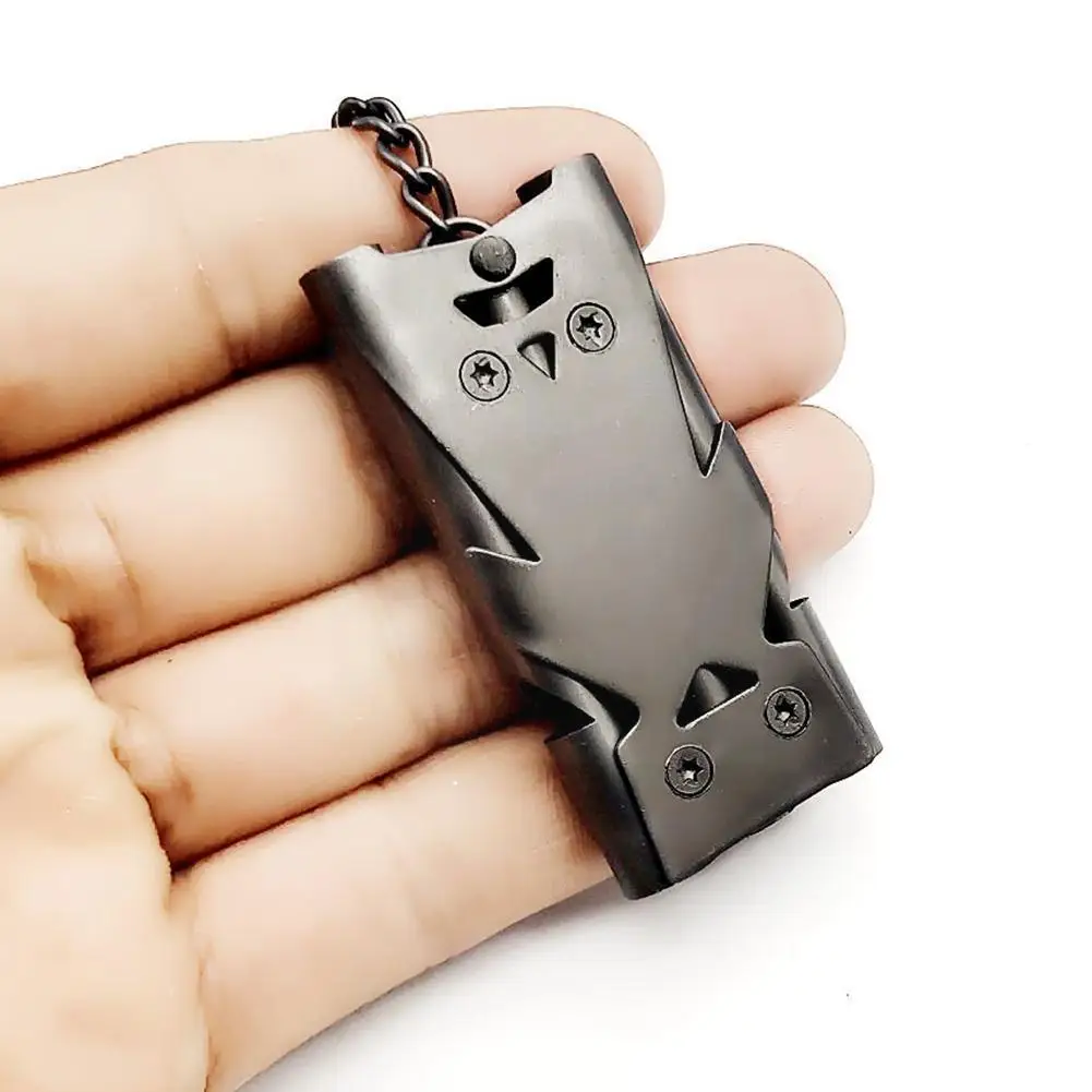 

Hiking Survival Steel High-decibe Training Whistle Whistle Outdoor Whistle High-frequency Tool Rescue Survival I3g3