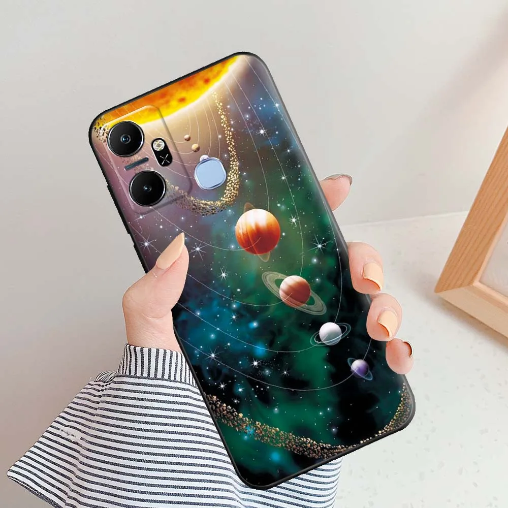 Для Tecno Smart 6 Plus чехол Чехол с милыми животными X6823C силиконовые чехлы для телефонов