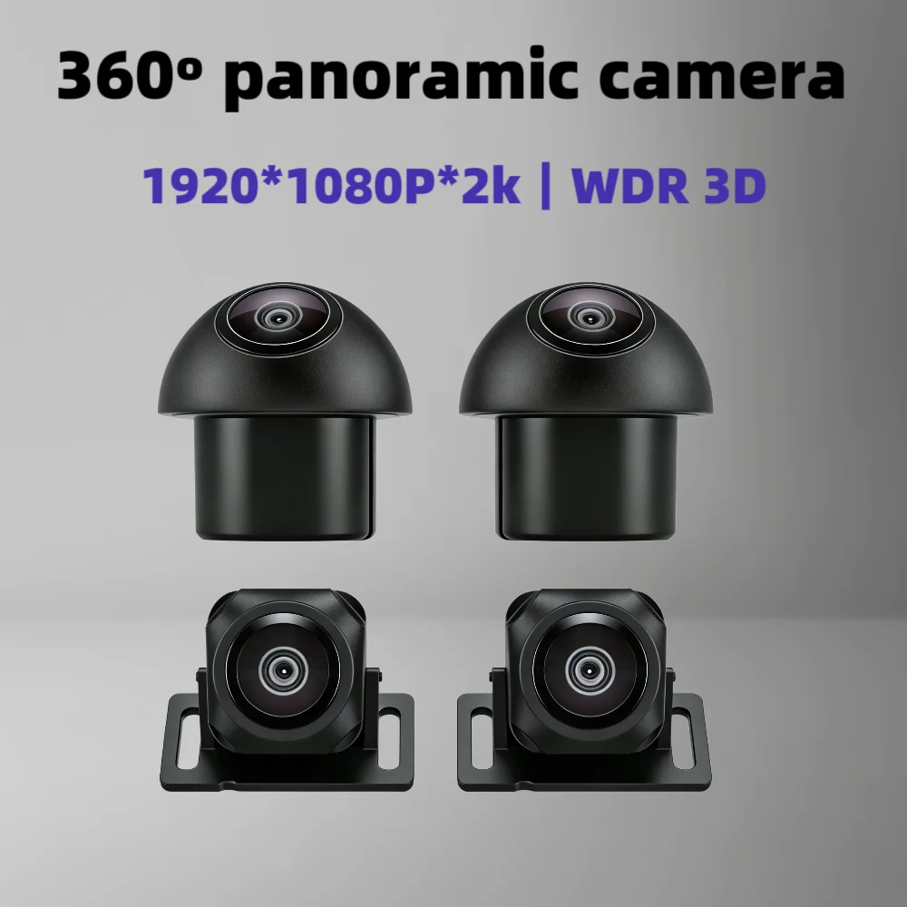 Фото 360 °   Панорамная автомобильная камера для Sony 307 AHD 1080P/720P WDR HD с ночным видением, камера для помощи при вождении автомобиля, совместимая с Android Auto №1