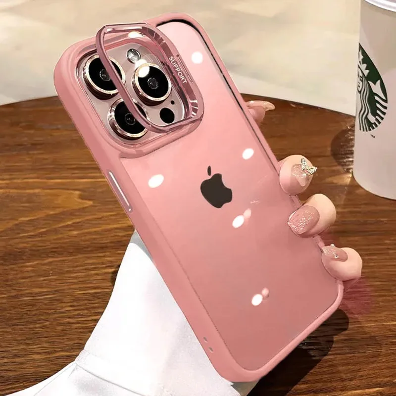 Защитный чехол с металлическим кольцом для IPhone 16 15 14 Plus 13 12 11 Pro Max