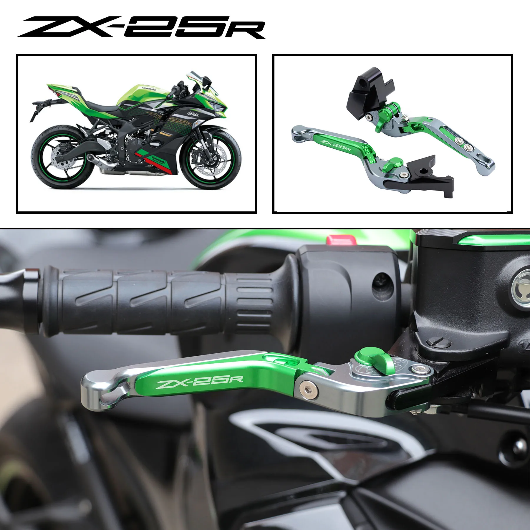 

For Kawasaki NINJA ZX-25R ZX 25R ZX25R 2020 Motorcycle Folding Extendable Adjustable Clutch Brake Levers