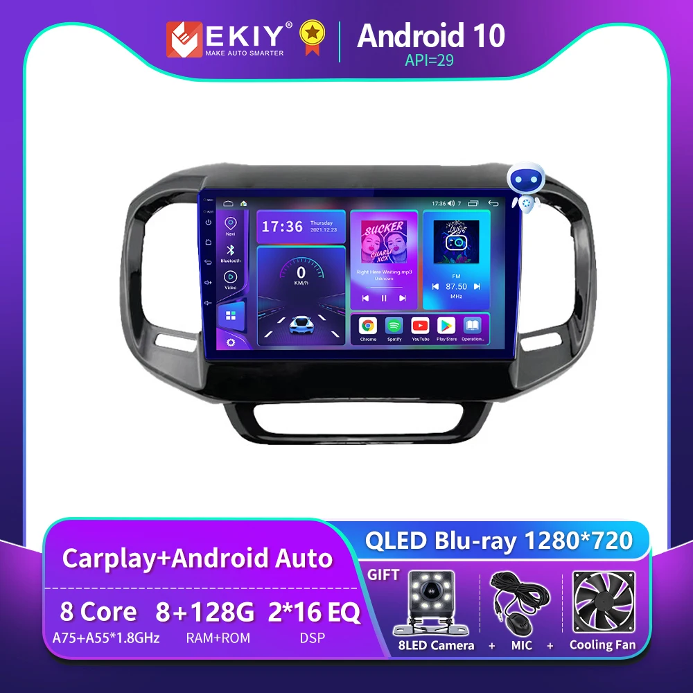 

EKIY T900 Android 10 Car Radio For FIAT Toro 2017-2020 Multimedia Player Carplay Navigation No 2din DVD Autoradio Tape Recorder